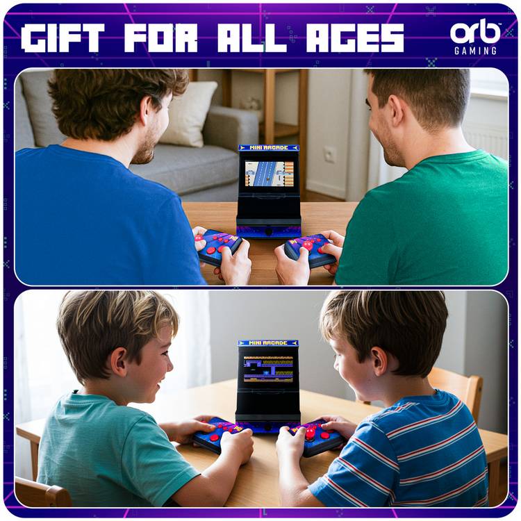 Orb retro arcade 2 player machine, imported from the UK