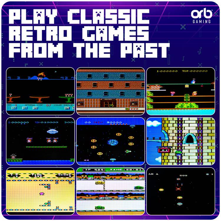 Orb retro arcade 2 player machine, imported from the UK