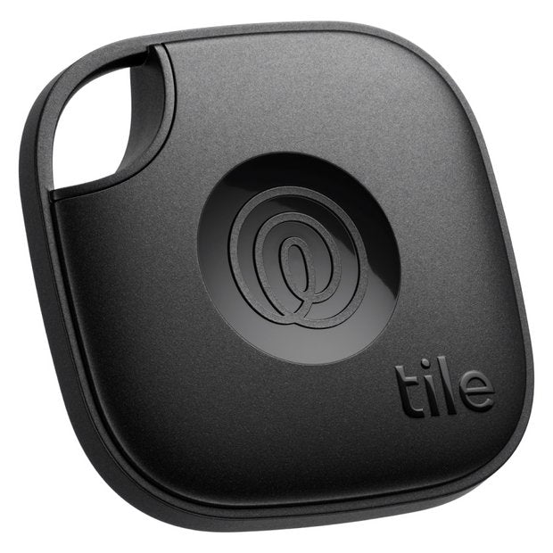 Tile Mate Black Bluetooth tracker, imported from the UK
