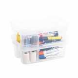 Strata 2x6L plastic storage boxes - British product