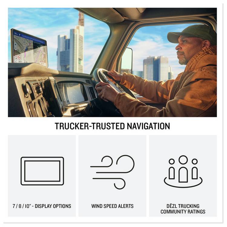 Garmin dezl LGV720 truck sat nav 7-inch (British brand)