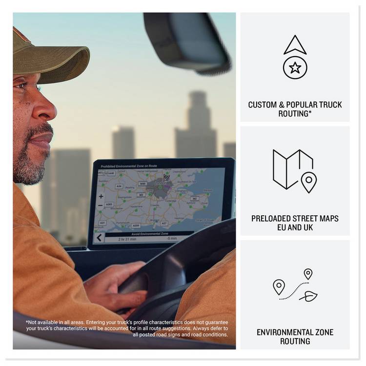 Garmin dezl LGV720 truck sat nav 7-inch (British brand)