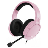 STEALTH PANTHER gaming headset in soft pink wired, UK version