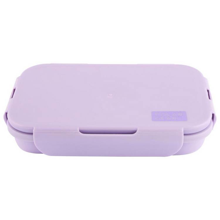 Polar Gear collapsible lunch box in lilac (British brand)