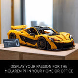 LEGO Technic McLaren P1 1:8 scale model car kit - British product