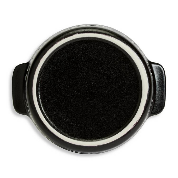 Habitat stoneware tapas dishes black khaki set - British product