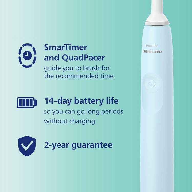 Philips Sonicare 2100 electric toothbrush light blue - British product