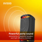 Sony SRS-XV500 portable party speaker black, imported from the UK