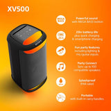 Sony SRS-XV500 portable party speaker black, imported from the UK