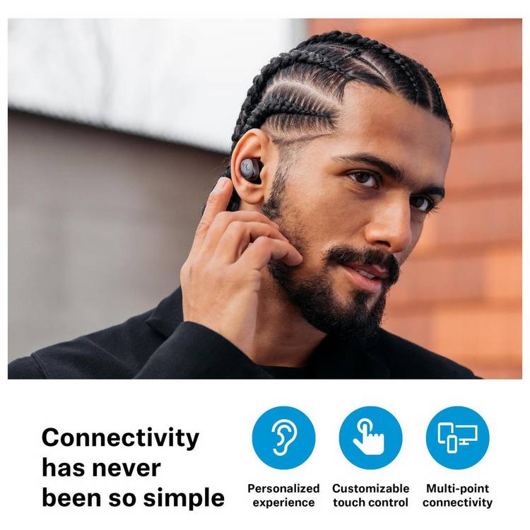 Sennheiser Momentum 4 true wireless earbuds black (British brand)