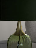 Hampton green table lamp 60cm, imported from the UK