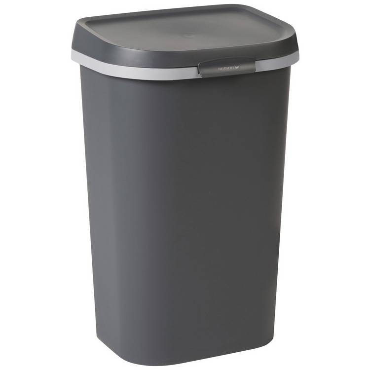 Curver Mistral Lift Top bin 50L grey, imported from the UK