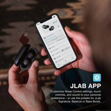 JLab JBuds ANC true wireless earbuds black, imported from the UK
