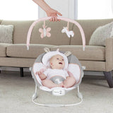 Ingenuity Flora Unicorn soothing baby bouncer, imported from the UK