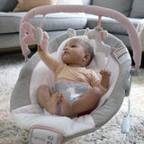 Ingenuity Flora Unicorn soothing baby bouncer, imported from the UK