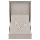 Argos Simply Silver 925 Sterling Silver Heart Jewellery Set- Buy online at McGrocer