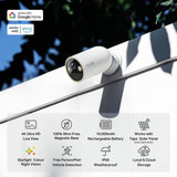Tapo C460 4K outdoor Wi-Fi security camera, imported from the UK