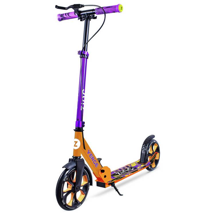 Zinc Verge Pro folding incline scooter purple orange, UK version