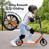 Zinc Verge Pro folding incline scooter purple orange, UK version
