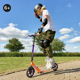 Zinc Verge Pro folding incline scooter purple orange, UK version