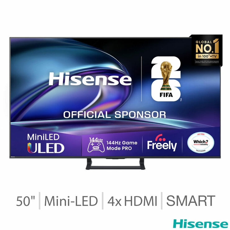 Hisense Mini LED Smart TV 50 inch, imported from the UK