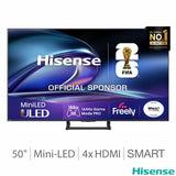 Hisense Mini LED Smart TV 50 inch, imported from the UK