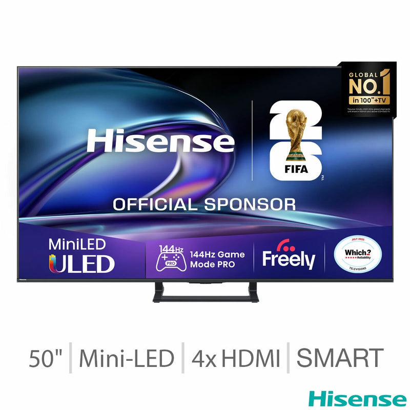 Hisense Mini LED Smart TV 50 inch, imported from the UK