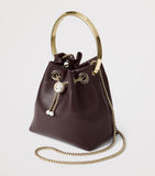 Jimmy Choo leather Bon Bon top-handle bag, imported from the UK