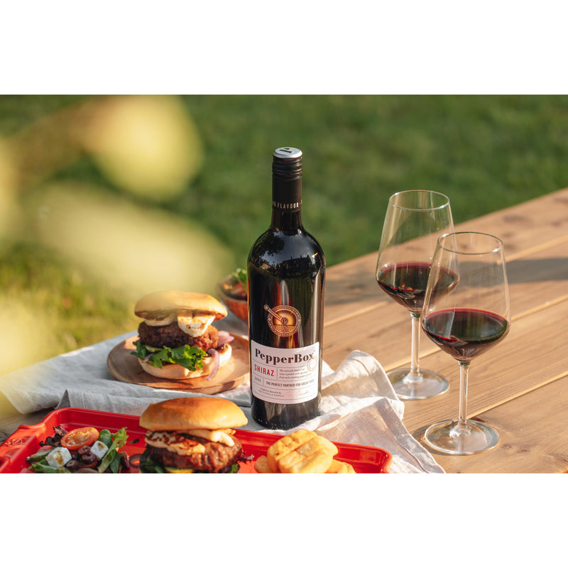 PepperBox Shiraz red wine 75cl - British product