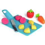 Joseph Joseph pretend play food set with chopping board (British brand)