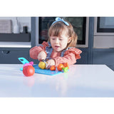 Joseph Joseph pretend play food set with chopping board (British brand)