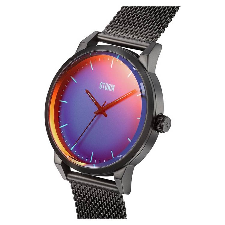 STORM Styro blue dial mesh strap watch, UK version