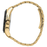 Maserati Traguardo black dial gold-plated bracelet watch 45mm, UK version