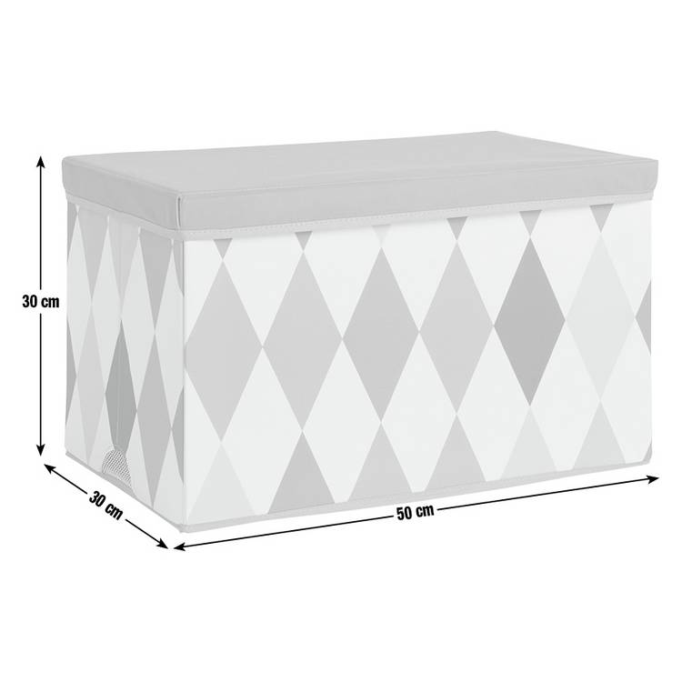 Habitat foldable ottoman box multicolour 45-litre, imported from the UK