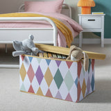 Argos Habitat Kids Harley Foldable Ottoman Box Multicolour- Buy online at McGrocer