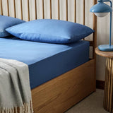 Argos Habitat Extra Deep Plain Blue Fitted Sheet Single- Buy online at McGrocer