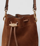 Jimmy Choo Mini Suede Cinch Bucket Bag (British brand)