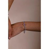 SVNX Pink Clover diamante bracelet 19.5cm, UK version