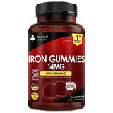 Superdrug New Leaf High Strength Iron Gummies 14mg with Vitamin C - 60 Gummies- Buy online at McGrocer