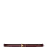 Harrods Saint Laurent Leather Trapezoid Buckle Belt 2cm- Buy online at McGrocer