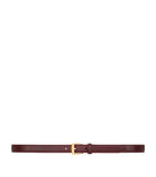 Saint Laurent leather belt trapezoid buckle calfskin - British product