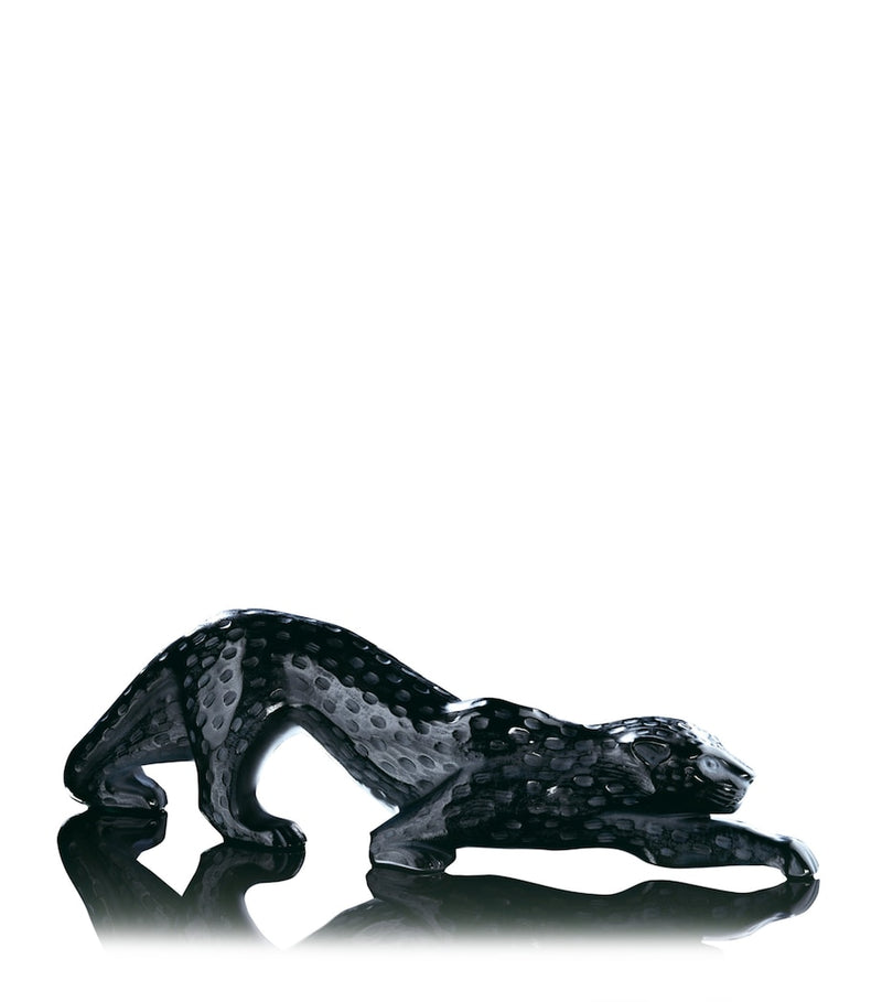 Lalique crystal Zeila Panther sculpture 11cm, UK version
