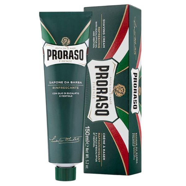 Proraso Shaving Cream Eucalyptus Menthol 150ml, imported from the UK