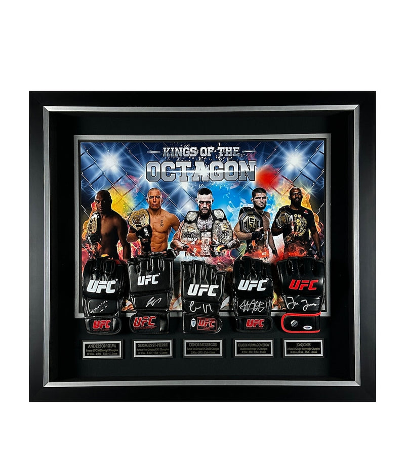 Leipzig Galleries UFC signed gloves display collectible - British product