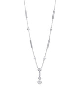 Harrods Boodles Platinum and Diamond Waterfall Necklace- Buy online at McGrocer