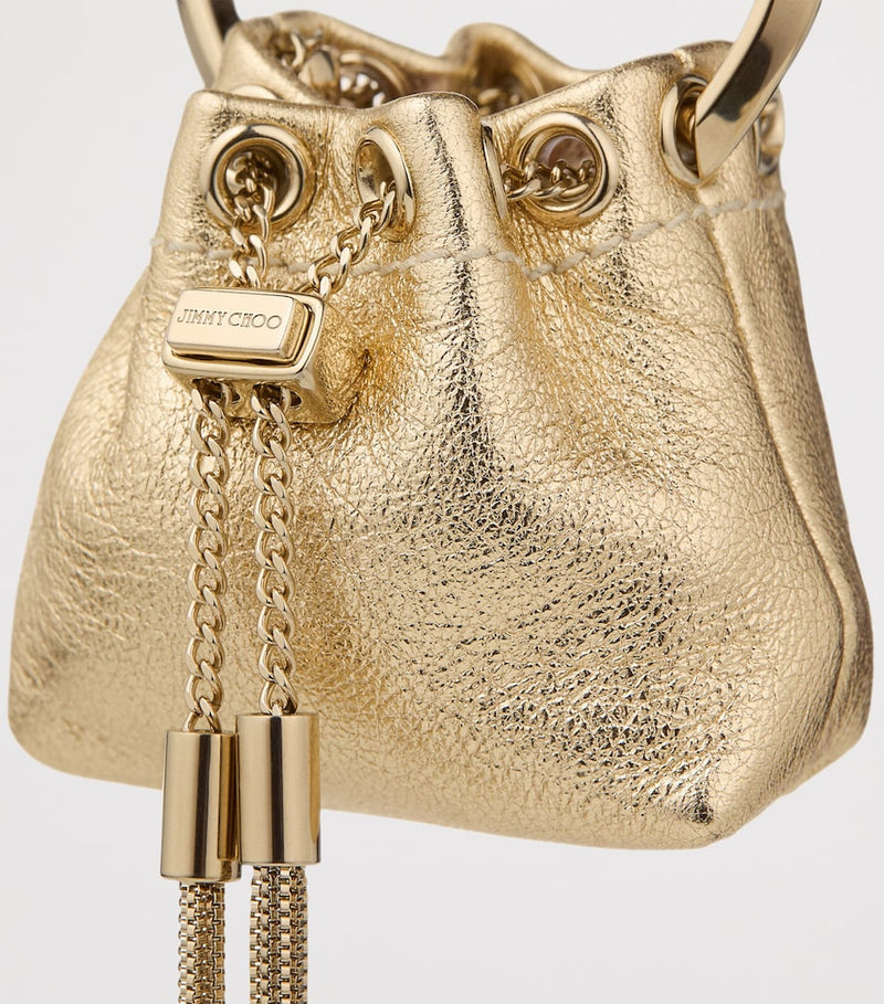 Jimmy Choo Bon Bon bag charm leather miniature - British product