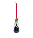 Harrods Queen Bear tree decoration 13cm - British product