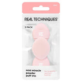 Superdrug Real Techniques Mini Powder Puff Trio Makeup Sponges Set of 3- Buy online at McGrocer