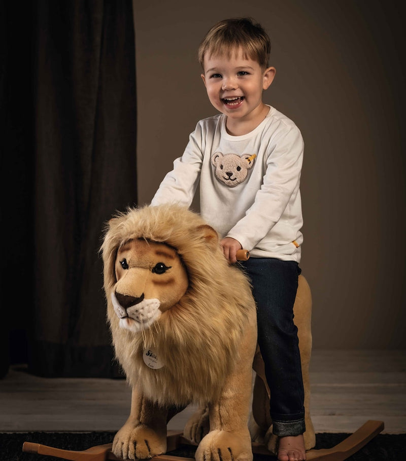 Steiff Leo Riding Lion 70cm, imported from the UK