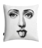 Fornasetti Tema e Variazioni No. 82-130 cushion 40cm x 40cm - British product